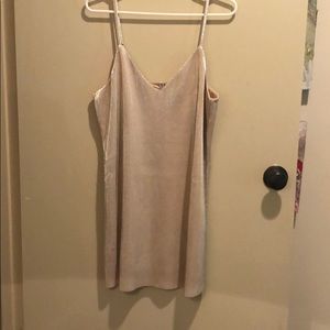 H+M gold metallic dress never worn!